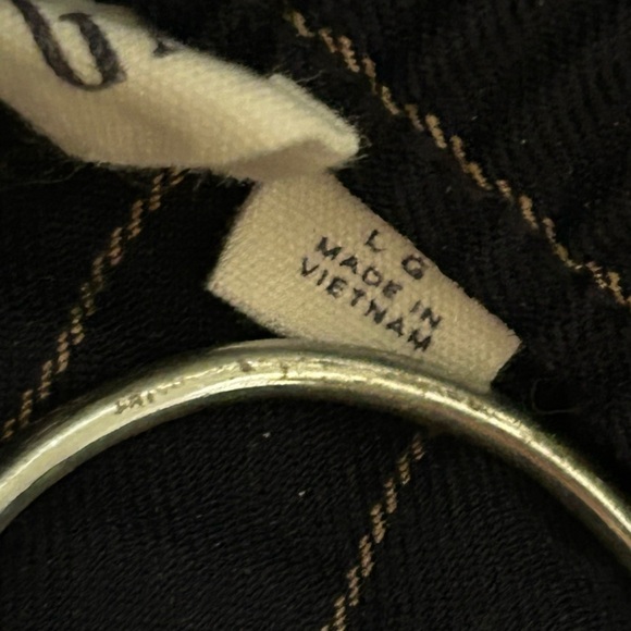 ❤️gap Navy Pinstripe Pants L - Picture 9 of 14